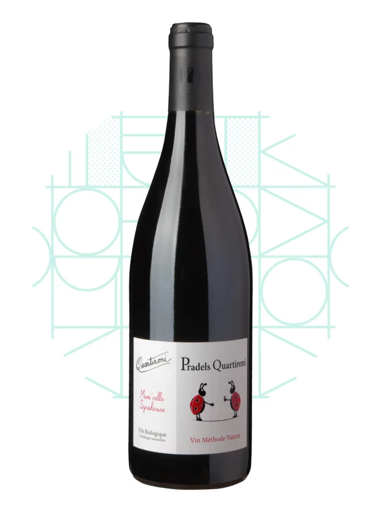 Pradels Quartironi - Vin rouge bio - Cuvée Mam'zelle Syrahcuse