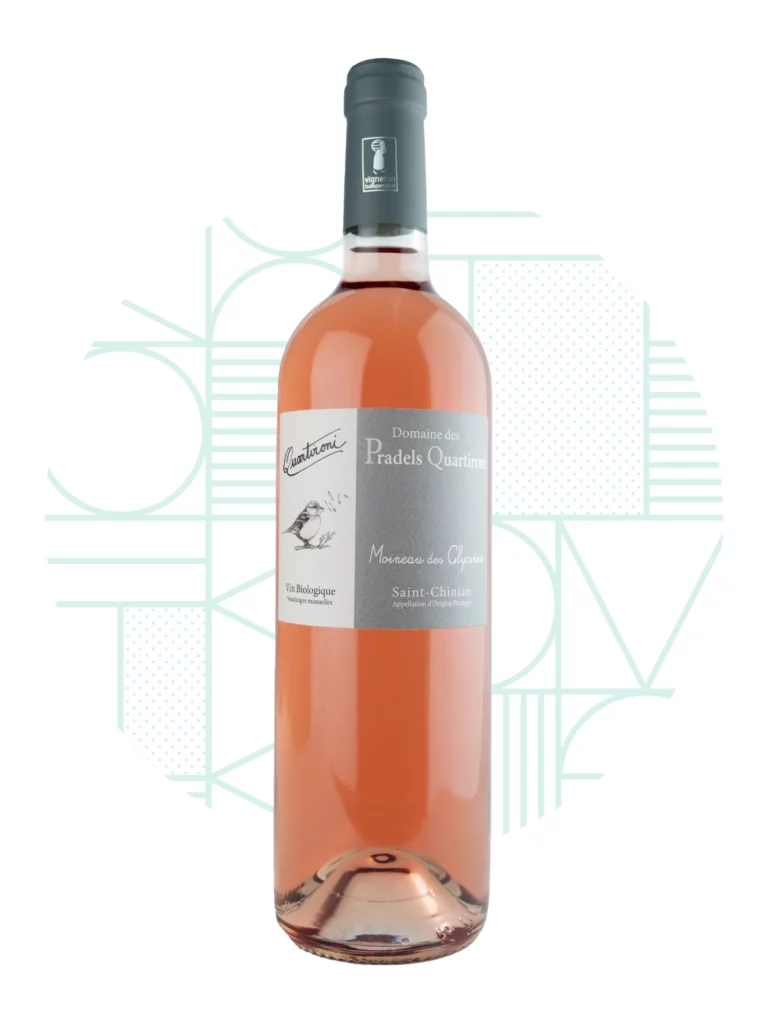 Pradels Quartironi - Vin rosé bio - Cuvée Moineau des Glycines