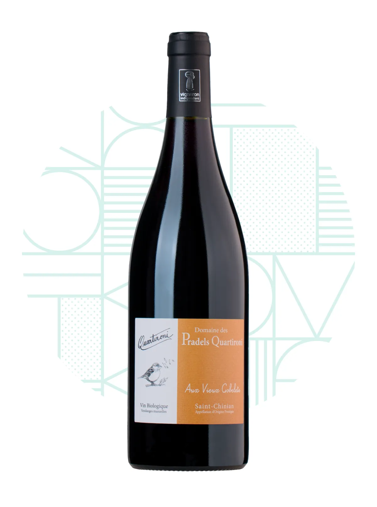 Pradels Quartironi - Vin rouge bio - Cuvée Aux Vieux Gobelets