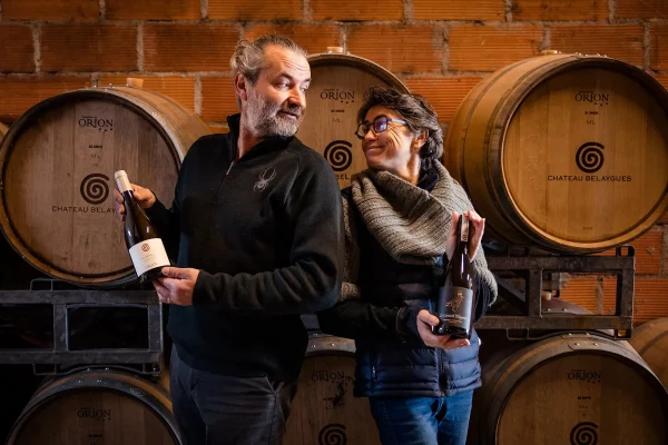 Vignerons au Chai du Château de Belaygues