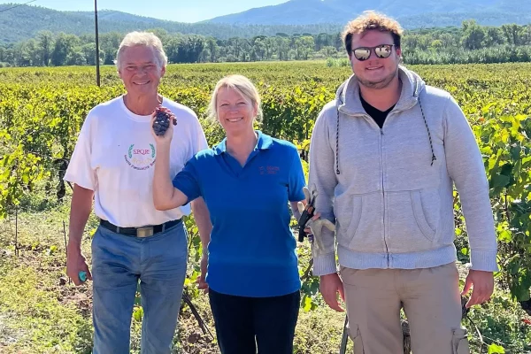 Vignerons du domaine Castel d'Aille