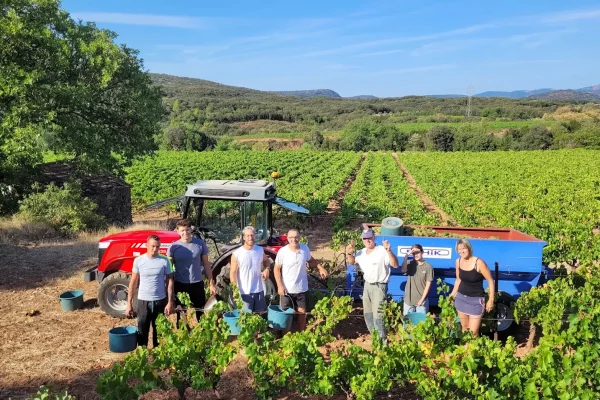 Esprit d'équipe au domaine Terre des Âmes