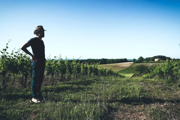 Vigneron du domaine de Pech Del Cel