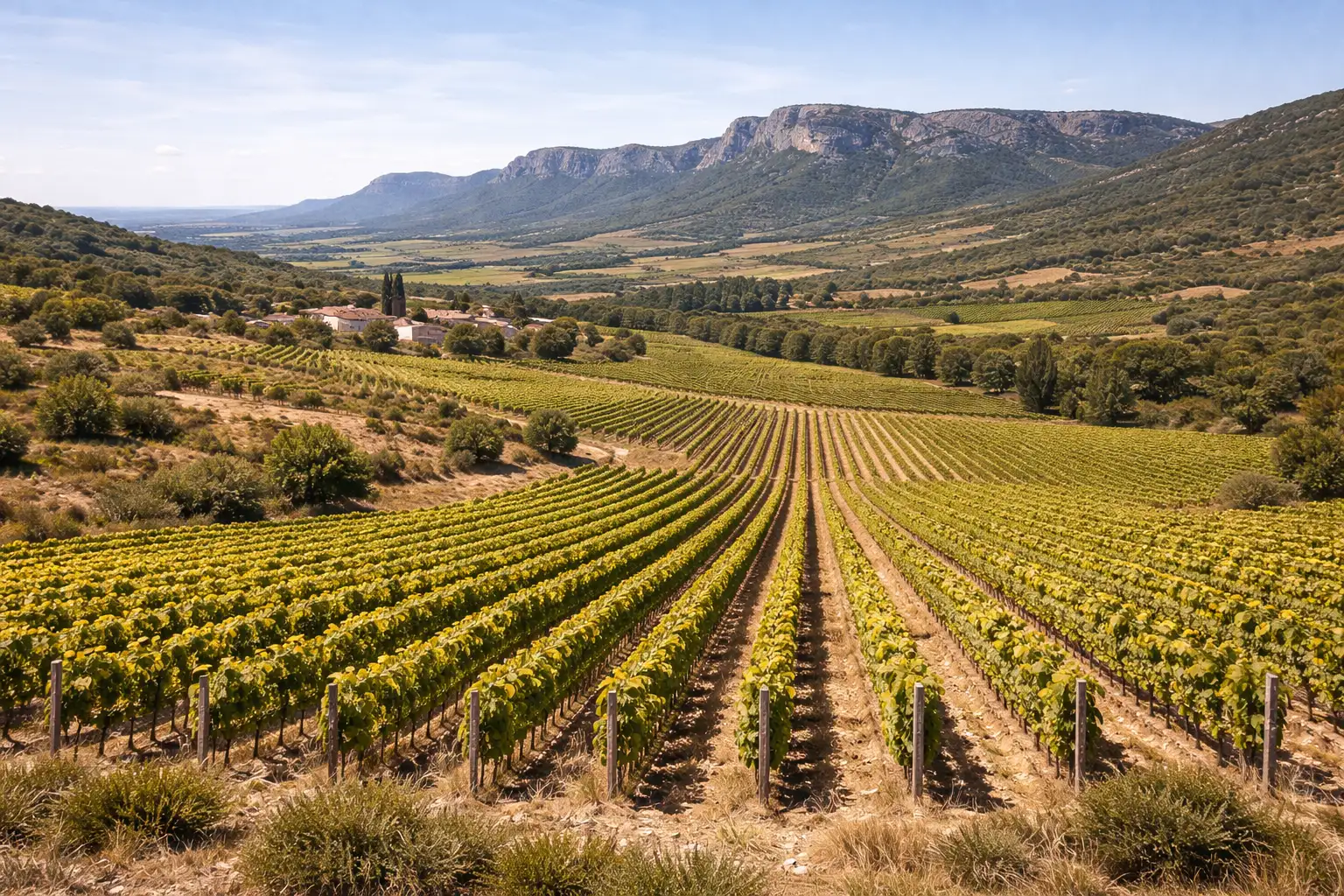 Région viticole Languedoc-Roussillon
