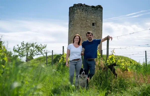 Véronique et Franck du Château Moulin de Peyronin