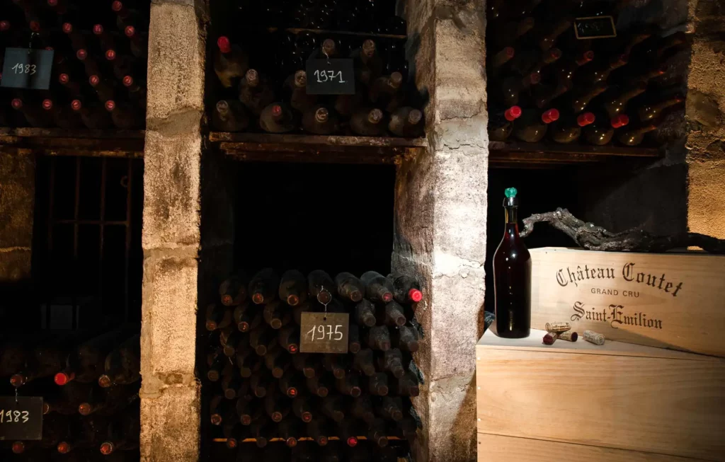 La cave du Ch&acirc;teau Coutet