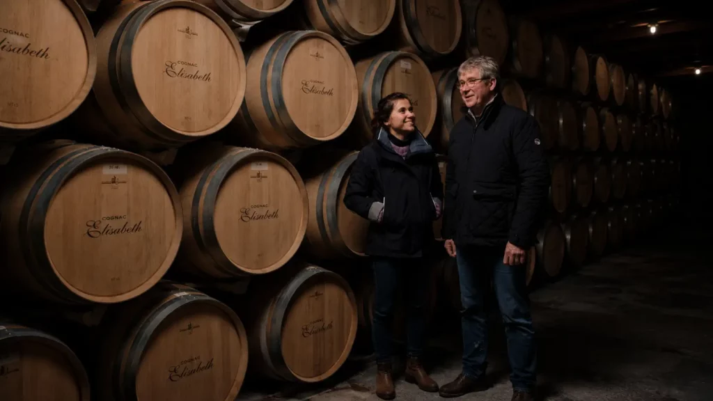 Les barriques du Domaine &Eacute;lisabeth