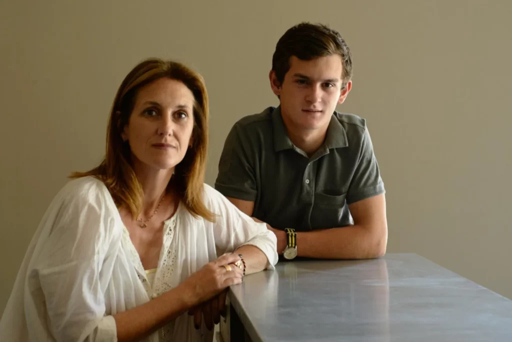 Clos Teddi - Marie-Brigitte Poli et son fils Joseph, la troisième génération