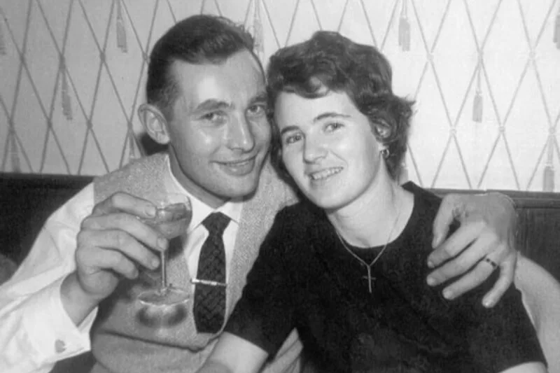Domaine Charles Frey - Charles et Renée Frey, photo d’archives en noir et blanc
