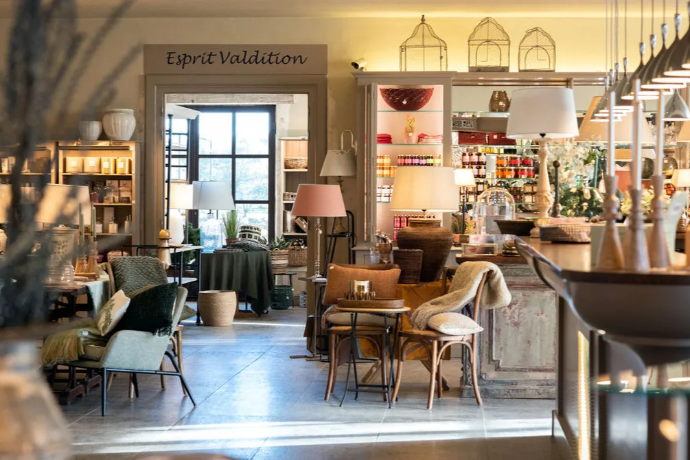 Domaine de Valdition - L’intérieur de la Boutique Gourmande