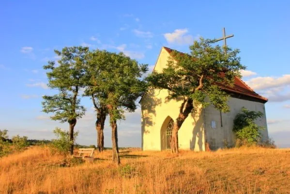 Domaine du Bollenberg - La chapelle des sorcières sur la colline