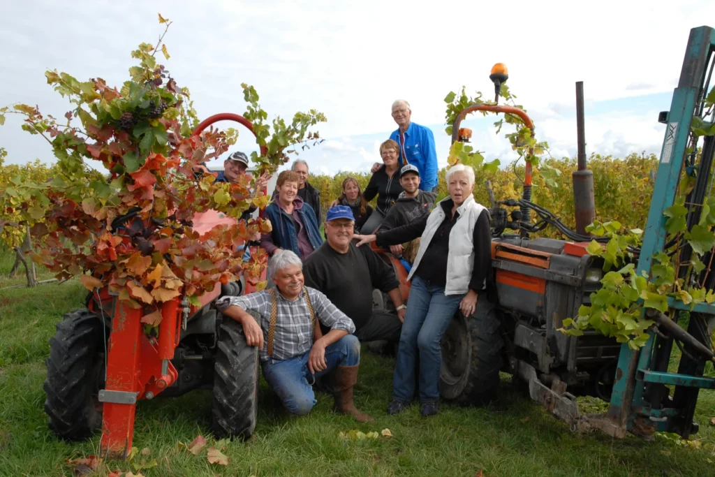 Domaine Yves Amberg - L’équipe de vendangeurs du domaine