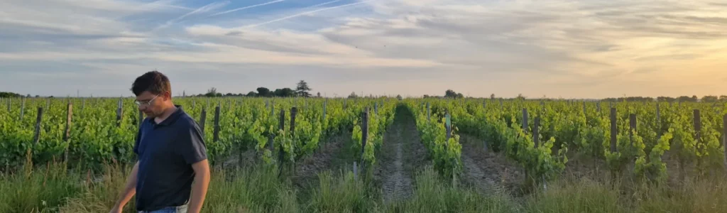 Château Vieux Chevrol - Michel Champseix en tour de vignes
