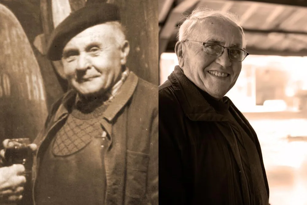 Domaine Benoit Badoz - Pierre et Bernard Badoz, grand-père et père du vigneron