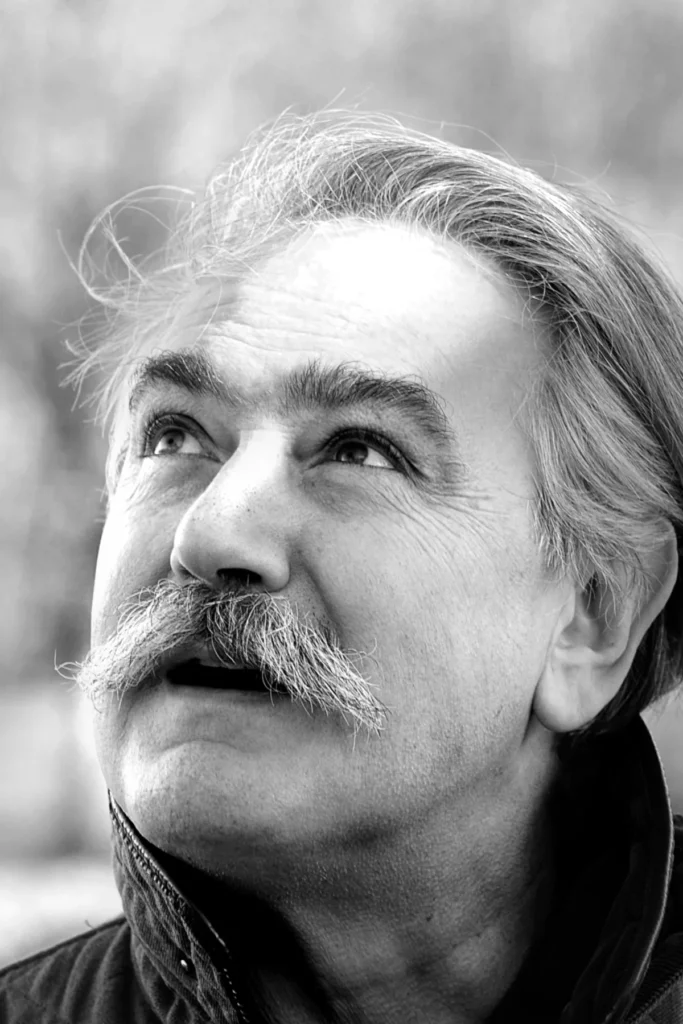 Domaine Jean-Bernard Métais - Portrait en noir et blanc de Jean-Bernard Métais