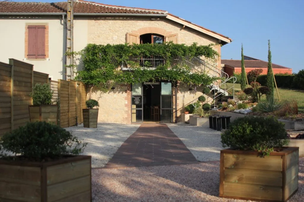 Domaine Rotier - Entrée du caveau de dégustation