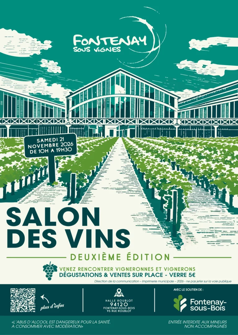 Fontenay Sous Vignes 2026 - Affiche officielle de la 2e édition à la Halle Roublot