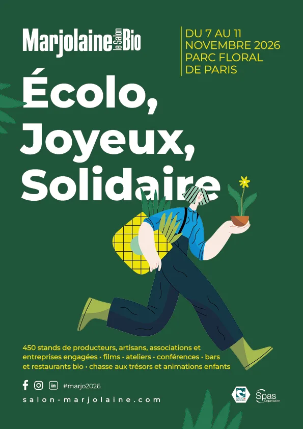 Salon Marjolaine 2026 - Affiche officielle de la 50e édition